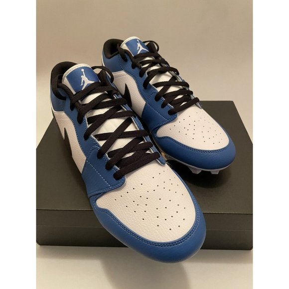 Nike Air Jordan 1 Low TD White Royal Football Cleats FJ6245-104 Men’s Size 13 US main image 6
